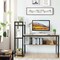 59-Inch Computer Desk Home Office Workstation 4-Tier Storage Shelves